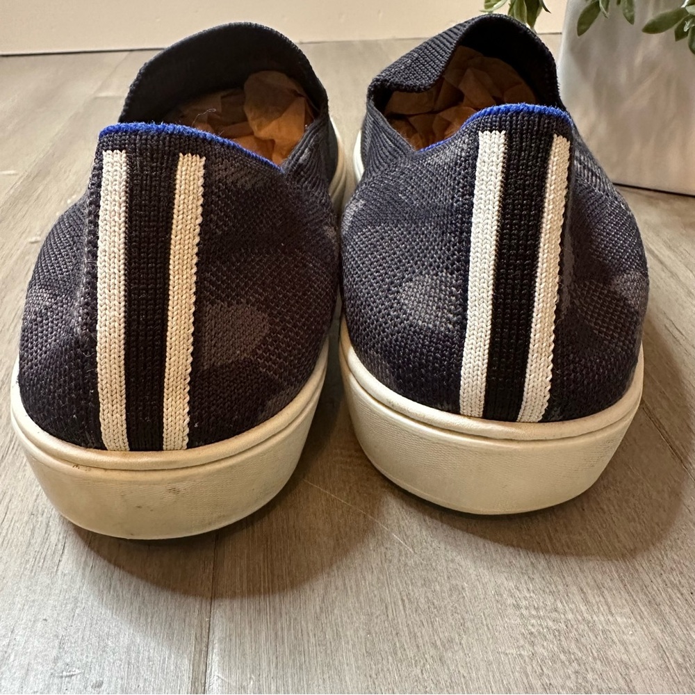 Rothy’s The Original Slip On Sneakers Black/Grey Camo Womens 10.5 - Picture 10 of 13